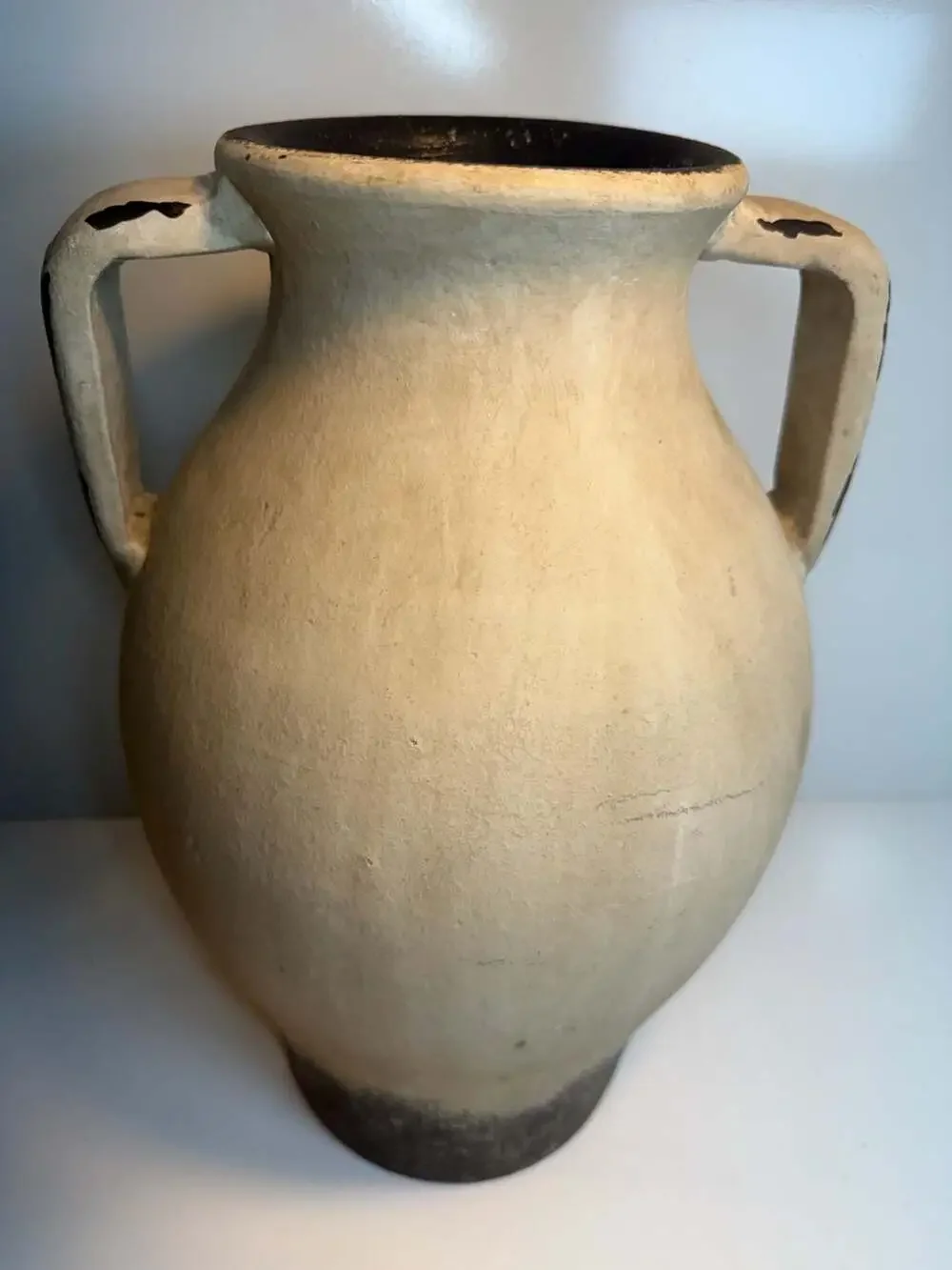 Domaine Des Vignobles French Wine Pottery Jar Amphora Vase Bordeaux